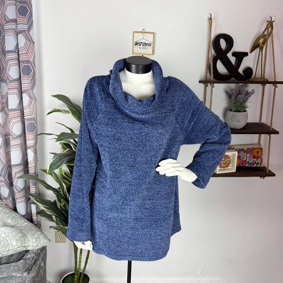 Soft Surroundings Chalet Tunic in Blue - Picture 1 of 6